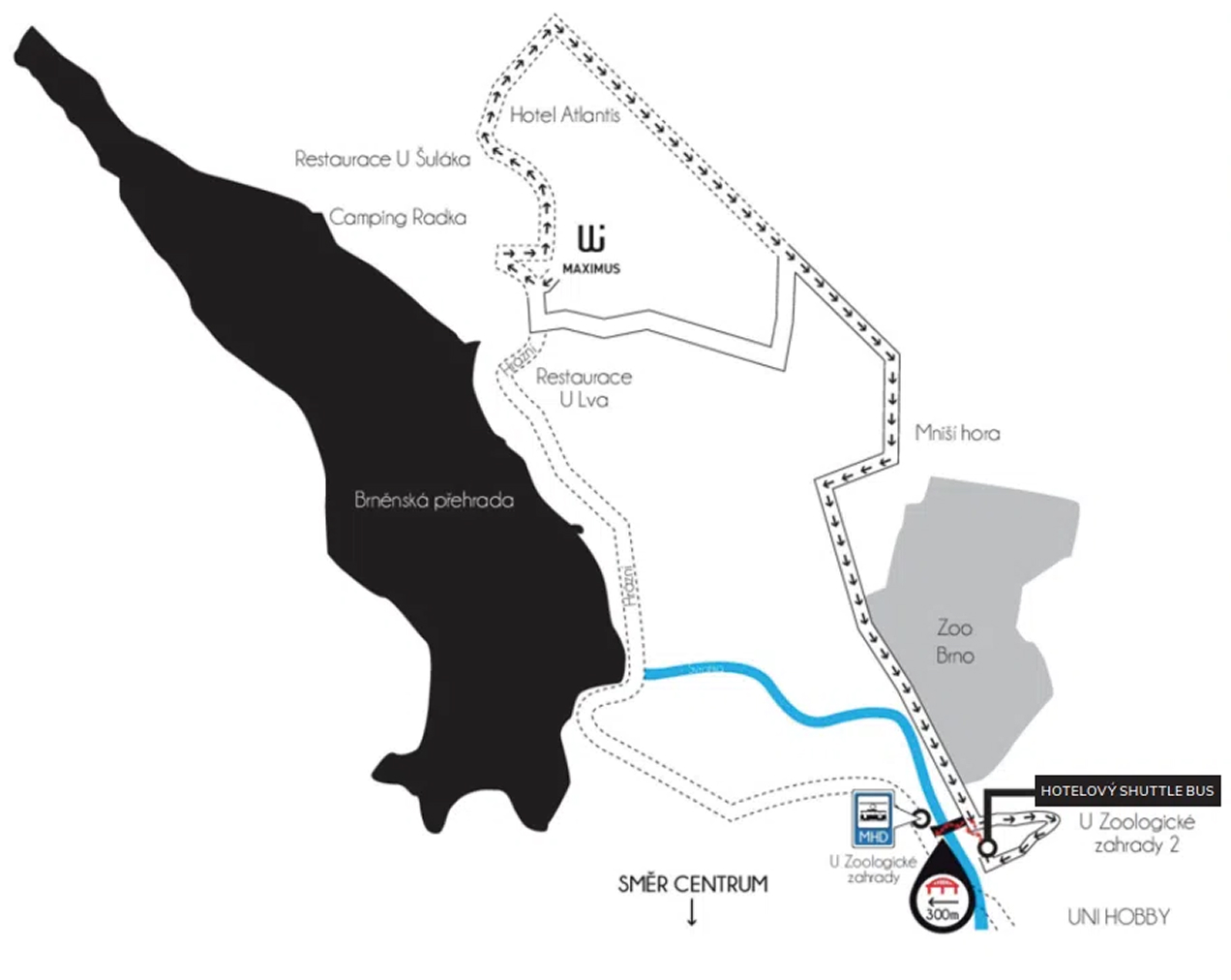 Transport mit dem Hotelbus