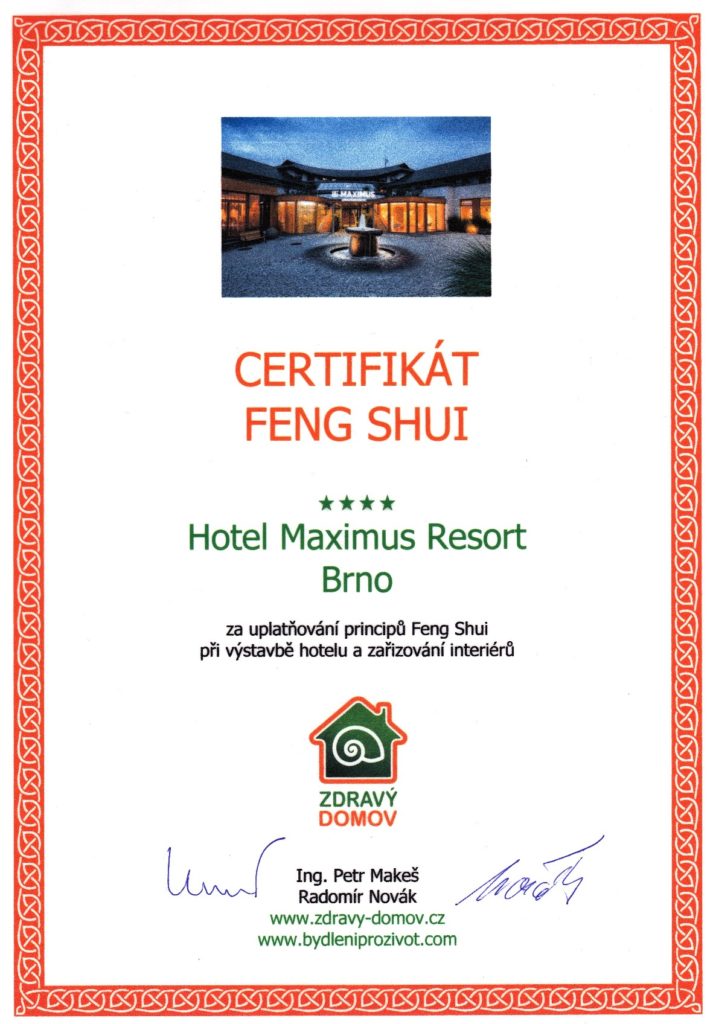 Certifikat Feng Shui